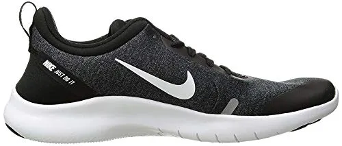 Nike Men's Flex Experience Run Shoe Size 8 - AJ5900-013 Black/White-Cool Grey-Reflective Silver